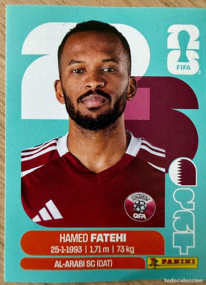 Cromos de F&uacute;tbol: QAT12 QAT 12 HEMED FATEHI QATAR MUNDIAL FIFA WORLD CUP 2026 26 STICKER CROMO PANINI SIN PEGAR