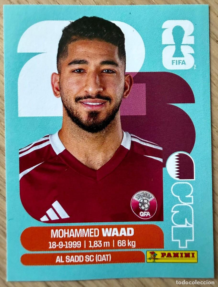Cromos de F&uacute;tbol: QAT14 QAT 14 MOHAMMED WAAD QATAR MUNDIAL FIFA WORLD CUP 2026 26 STICKER CROMO PANINI SIN PEGAR