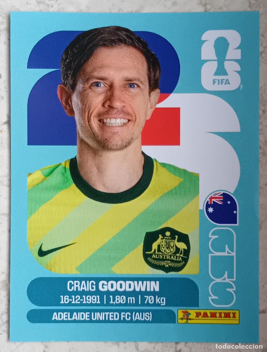Cromos de F&uacute;tbol: Figurina Panini 2026 Cromo World Cup Usa Mundial 2026 Craig Goodwin Australia n AUS 17