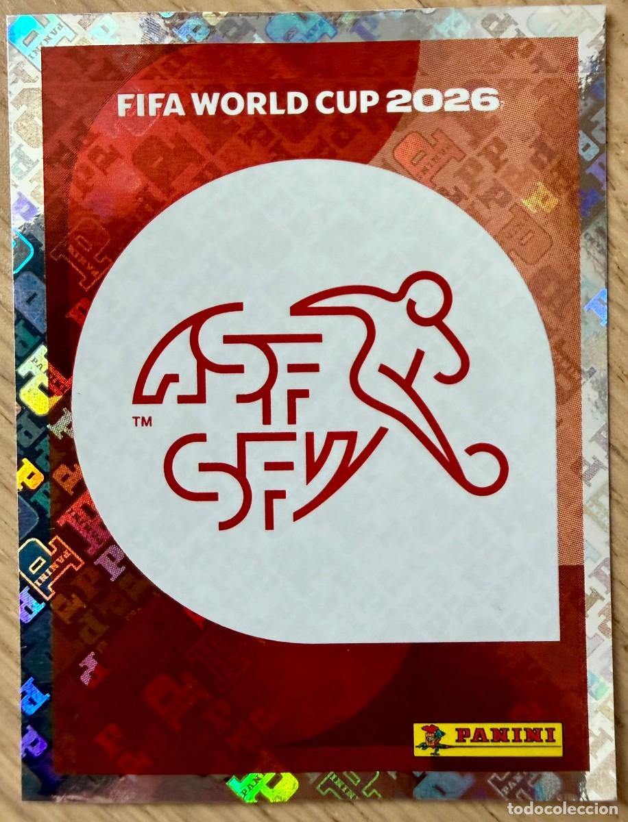 Cromos de F&uacute;tbol: SUI1 SUI 1 ESCUDO SUIZA MUNDIAL FIFA WORLD CUP 2026 26 STICKER CROMO PANINI SIN PEGAR