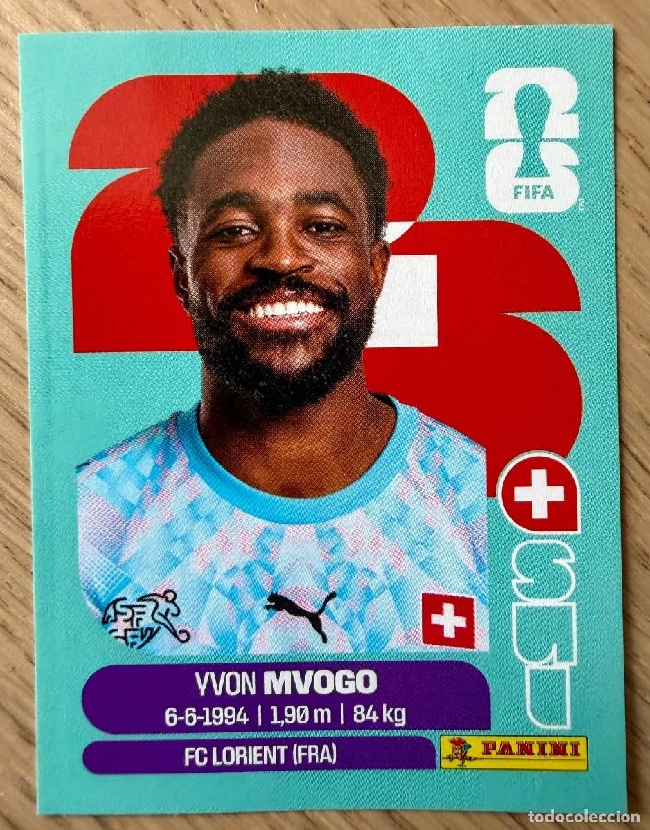 Cromos de F&uacute;tbol: SUI3 SUI 3 YVON MVOGO SUIZA MUNDIAL FIFA WORLD CUP 2026 26 STICKER CROMO PANINI SIN PEGAR