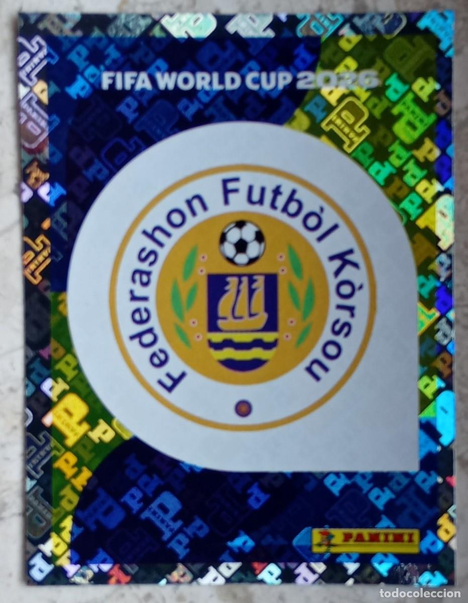 Cromos de F&uacute;tbol: Figurina Panini 2026 Cromo World Cup Usa Mundial 2026 scudetto escudo badge Curacao n CUW 1