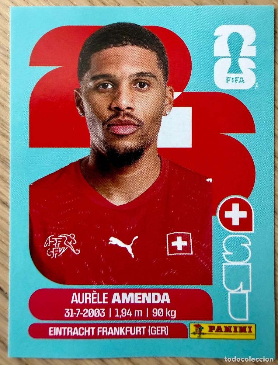 Cromos de Futebol: SUI7 SUI 7 AURELE AMENDA SUIZA MUNDIAL FIFA WORLD CUP 2026 26 STICKER CROMO PANINI SIN PEGAR