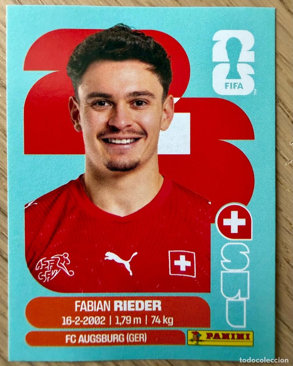 Cromos de Futebol: SUI12 SUI 12 FABIAN RIEDER SUIZA MUNDIAL FIFA WORLD CUP 2026 26 STICKER CROMO PANINI SIN PEGAR