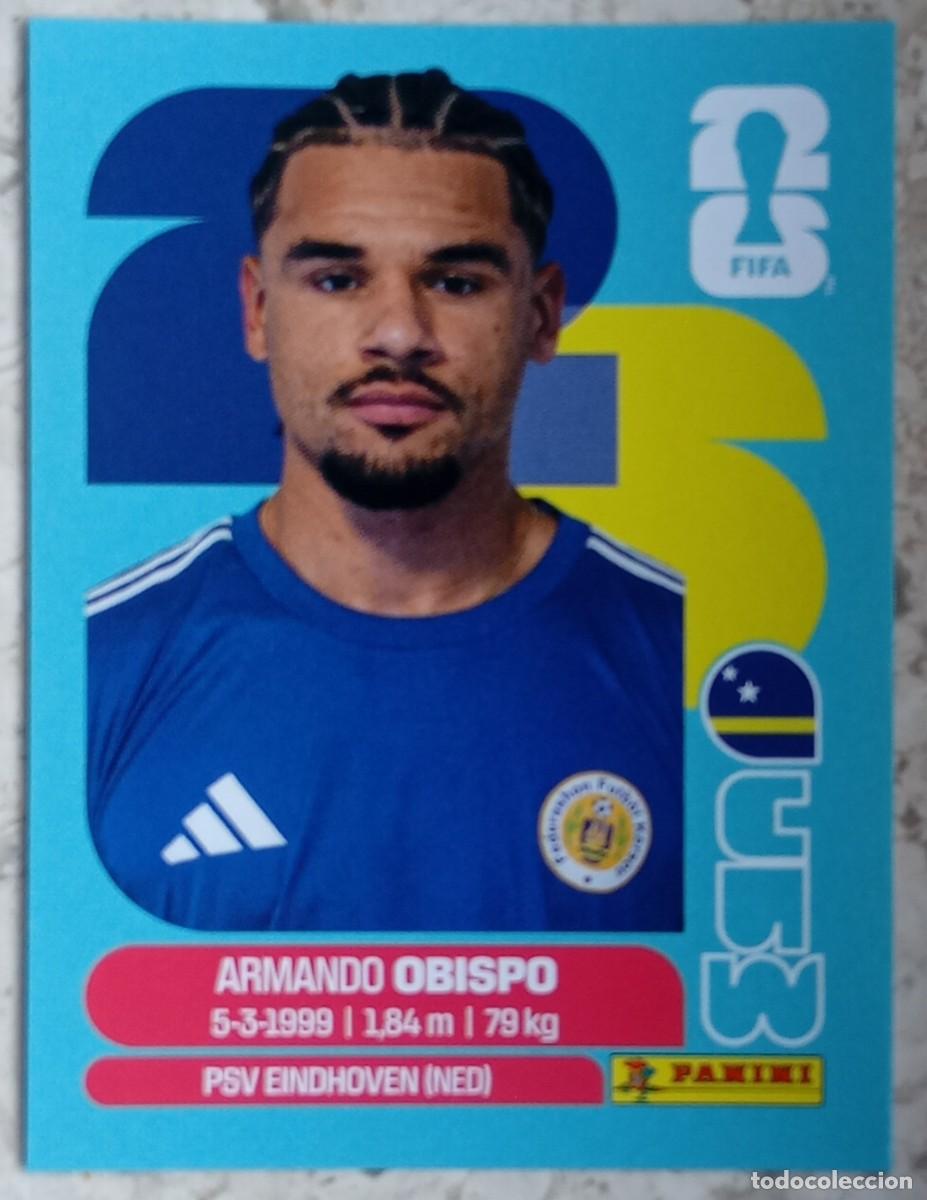 Cromos de Futebol: Figurina Panini 2026 Cromo World Cup Usa Mundial 2026 Armando Obispo Curacao n CUW 3