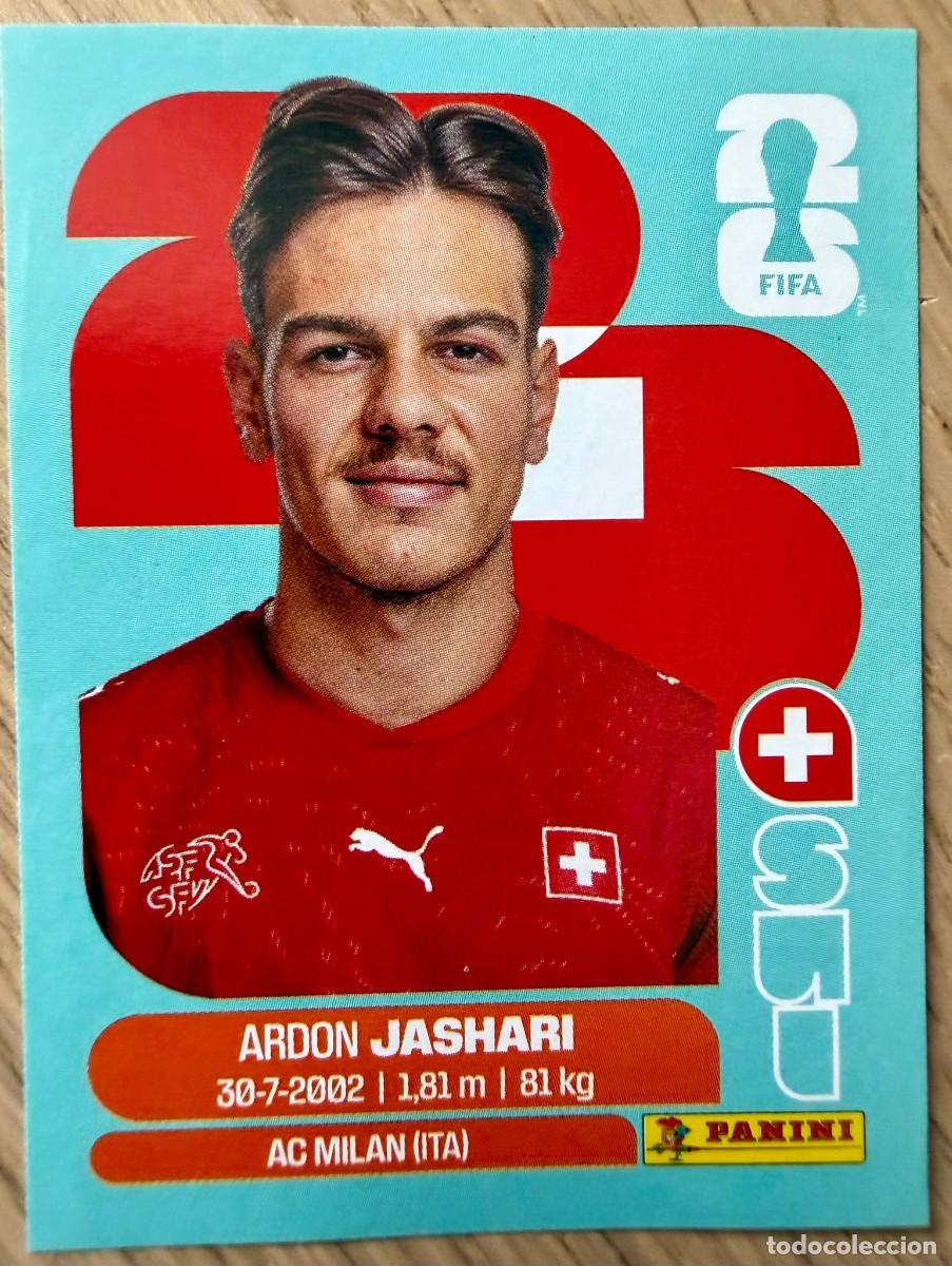 Cromos de Futebol: SUI14 SUI 14 ARDON JASHARI SUIZA MUNDIAL FIFA WORLD CUP 2026 26 STICKER CROMO PANINI SIN PEGAR
