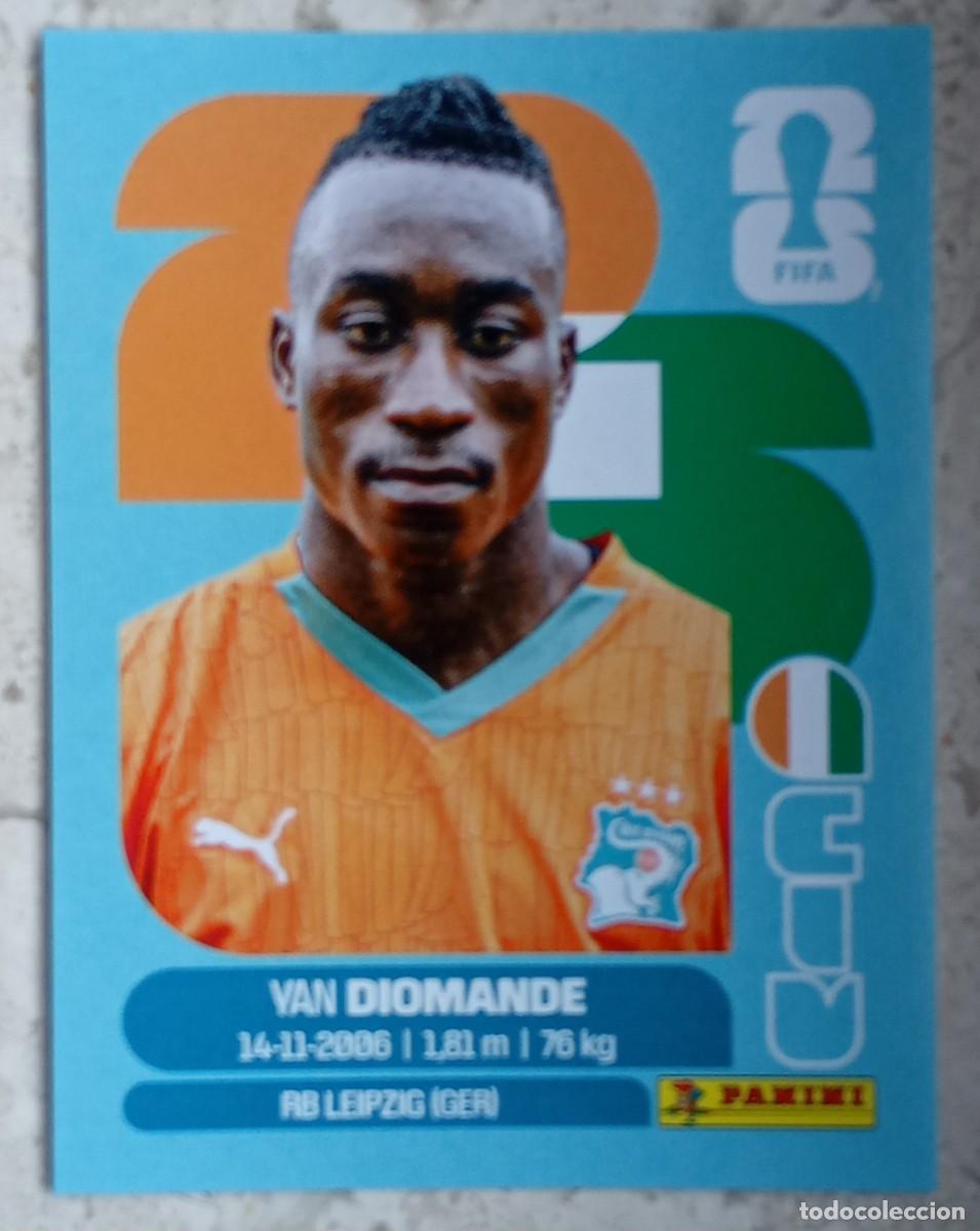 Cromos de F&uacute;tbol: Figurina Panini 2026 Cromo World Cup Usa Mundial 2026 Van Diomande Ivory Coast n CIV 18