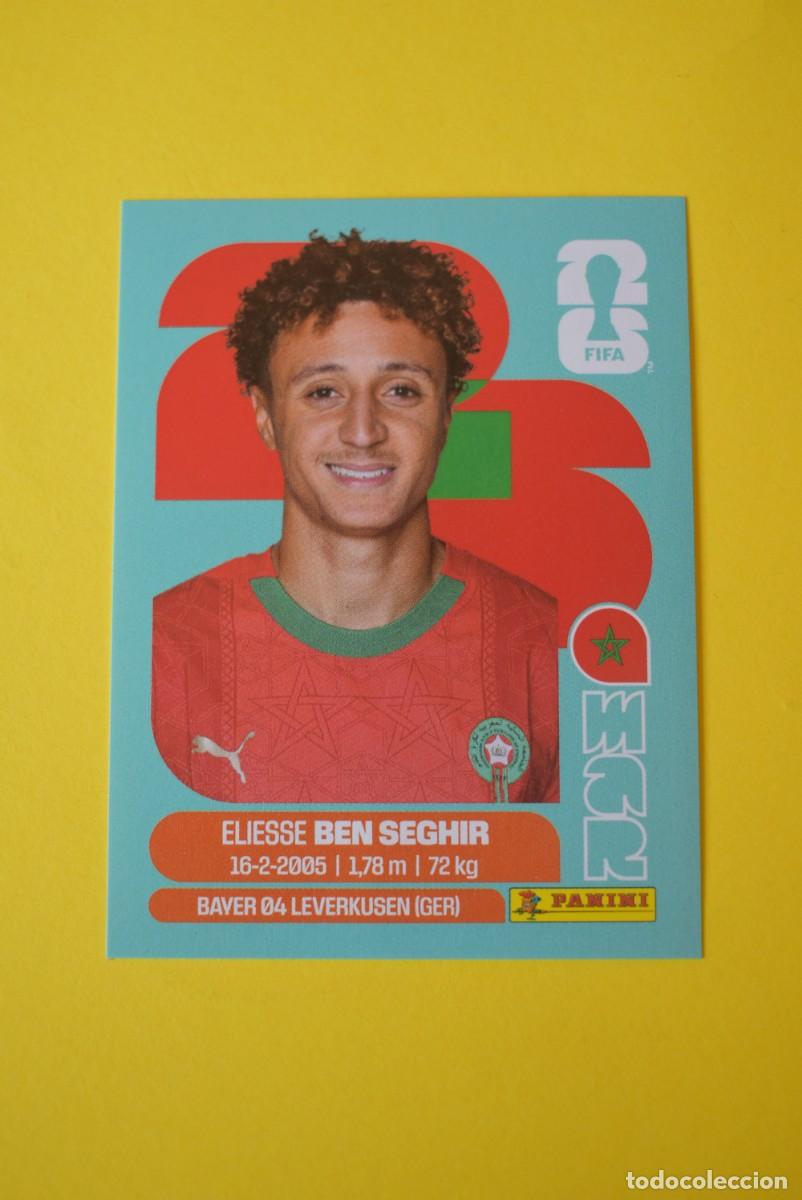Cromos de F&uacute;tbol: Cromo FIFA World Cup 2026. Mundial 2026. Ben Seghir. Marruecos. MAR 12. Panini
