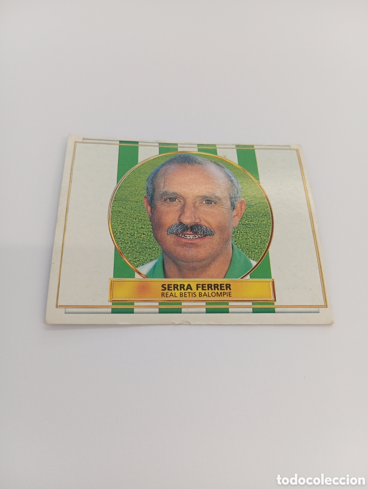 Cromos de F&uacute;tbol: ENTRENADOR SERRA FERRER Liga Este 1996 1997 PANINI 96 97
