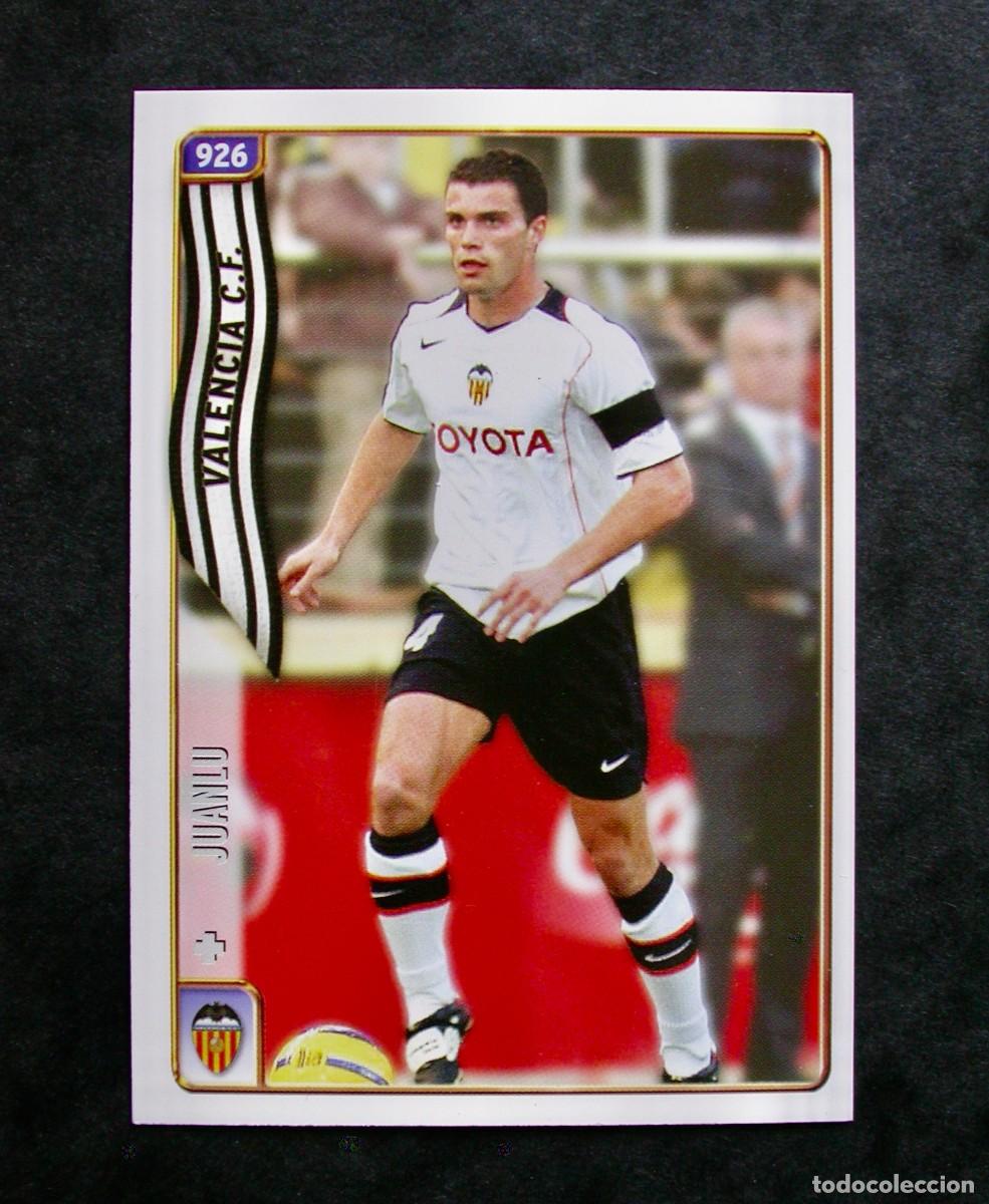 Cromos de F&uacute;tbol: 926 JUANLU / FICHAS DE LA LIGA 2004 2005 04 05/ MUNDICROMO (ROOKIE CARD)