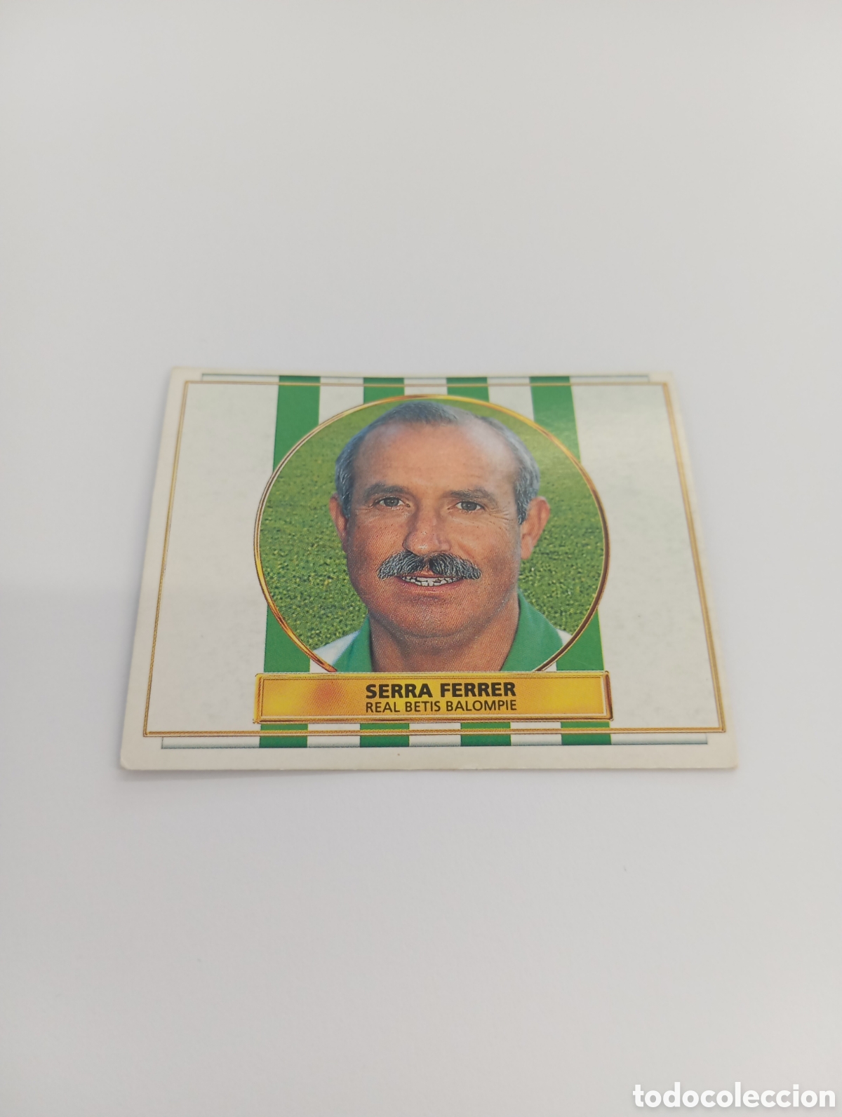 Cromos de F&uacute;tbol: ENTRENADOR SERRA FERRER Liga Este 1996 1997 PANINI 96 97