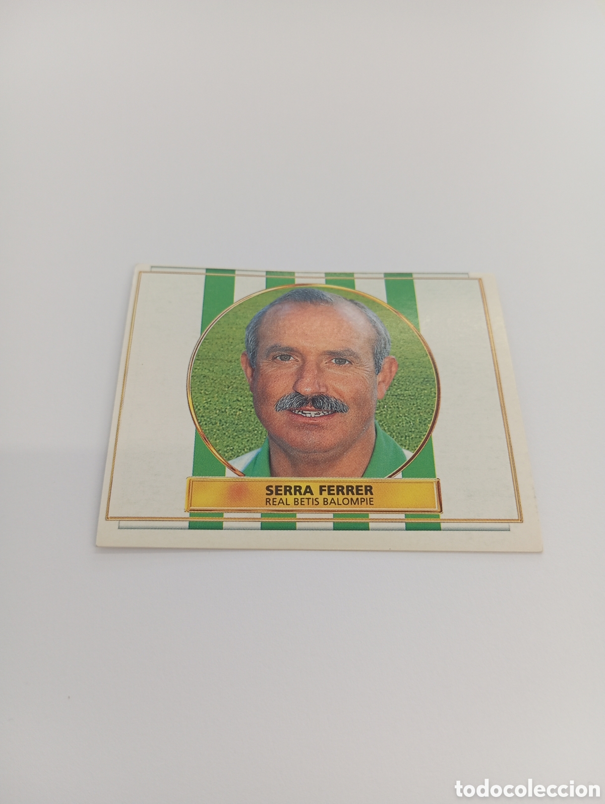 Cromos de F&uacute;tbol: ENTRENADOR SERRA FERRER Liga Este 1996 1997 PANINI 96 97