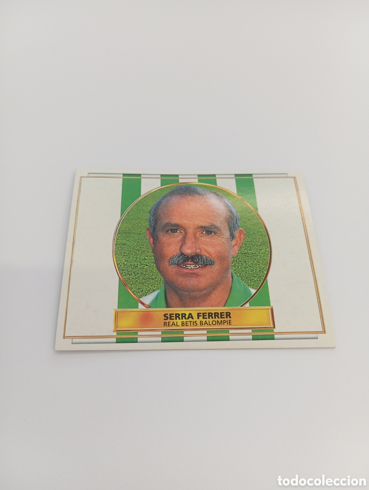 Cromos de F&uacute;tbol: ENTRENADOR SERRA FERRER Liga Este 1996 1997 PANINI 96 97