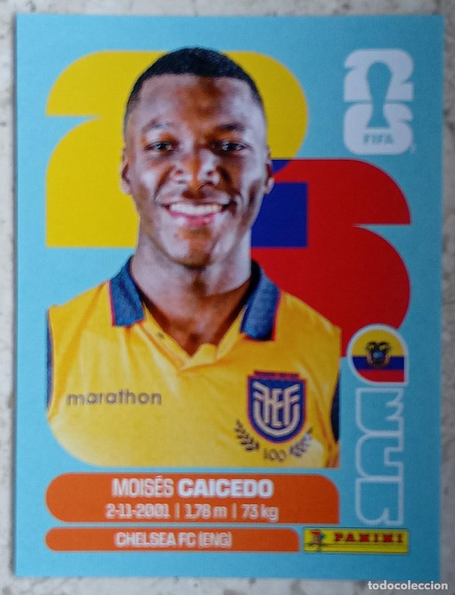 Cromos de F&uacute;tbol: Figurina Panini 2026 Cromo World Cup Usa Mundial 2026 Moises Caicedo Ecuador n ECU 9