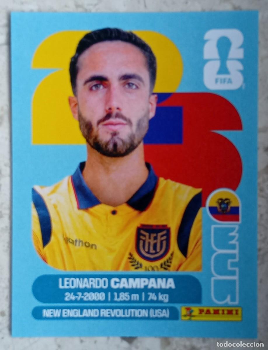 Cromos de F&uacute;tbol: Figurina Panini 2026 Cromo World Cup Usa Mundial 2026 Leonardo Campana Ecuador n ECU 15
