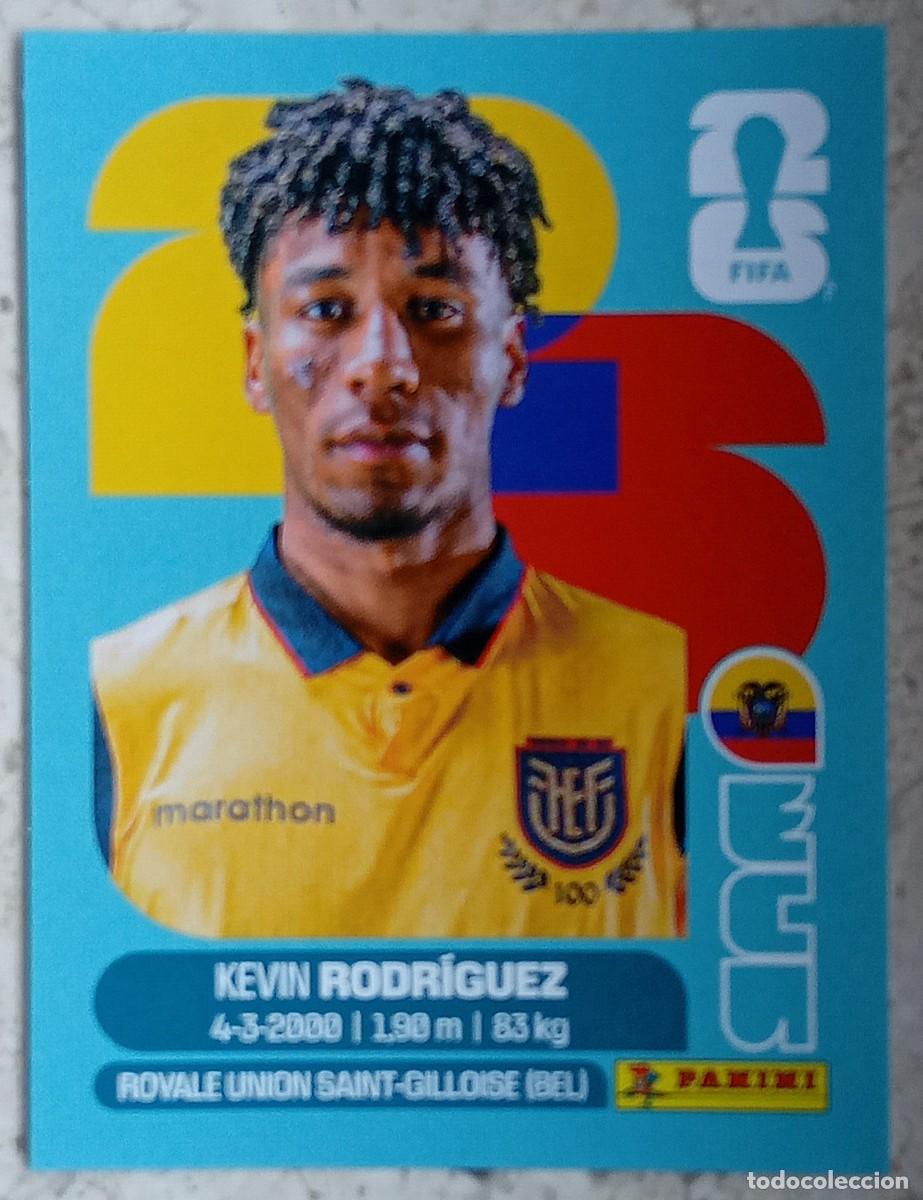 Cromos de F&uacute;tbol: Figurina Panini 2026 Cromo World Cup Usa Mundial 2026 Kevin Rodriguez Ecuador n ECU 19