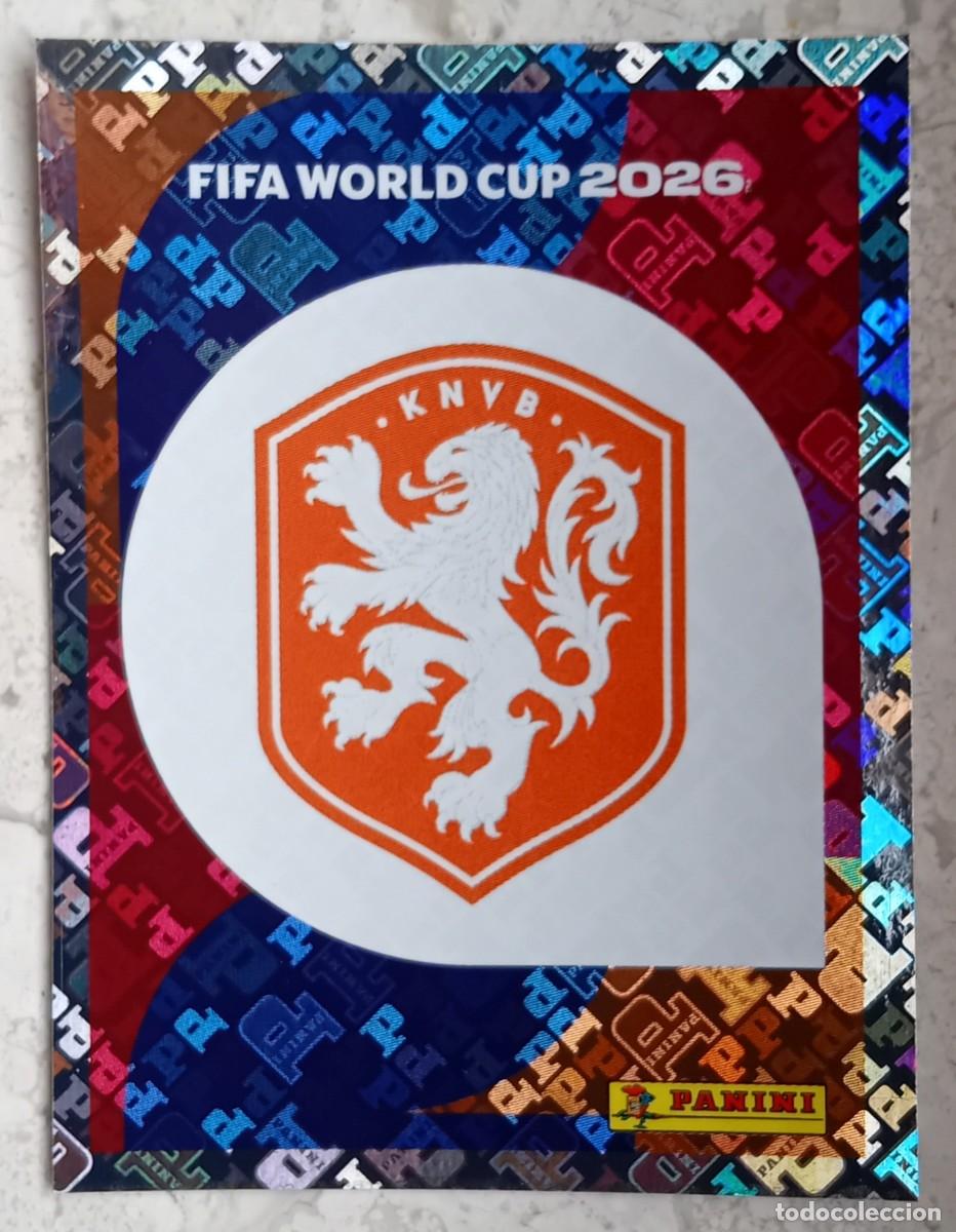 Cromos de F&uacute;tbol: Figurina Panini 2026 Cromo World Cup Usa Mundial 2026 scudetto escudo badge Netherlands n NED 1