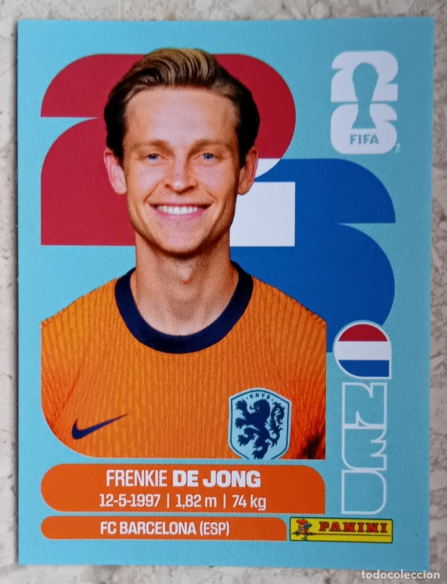Cromos de F&uacute;tbol: Figurina Panini 2026 Cromo World Cup Usa Mundial 2026 Frenkie De Jong Netherlands n NED 14