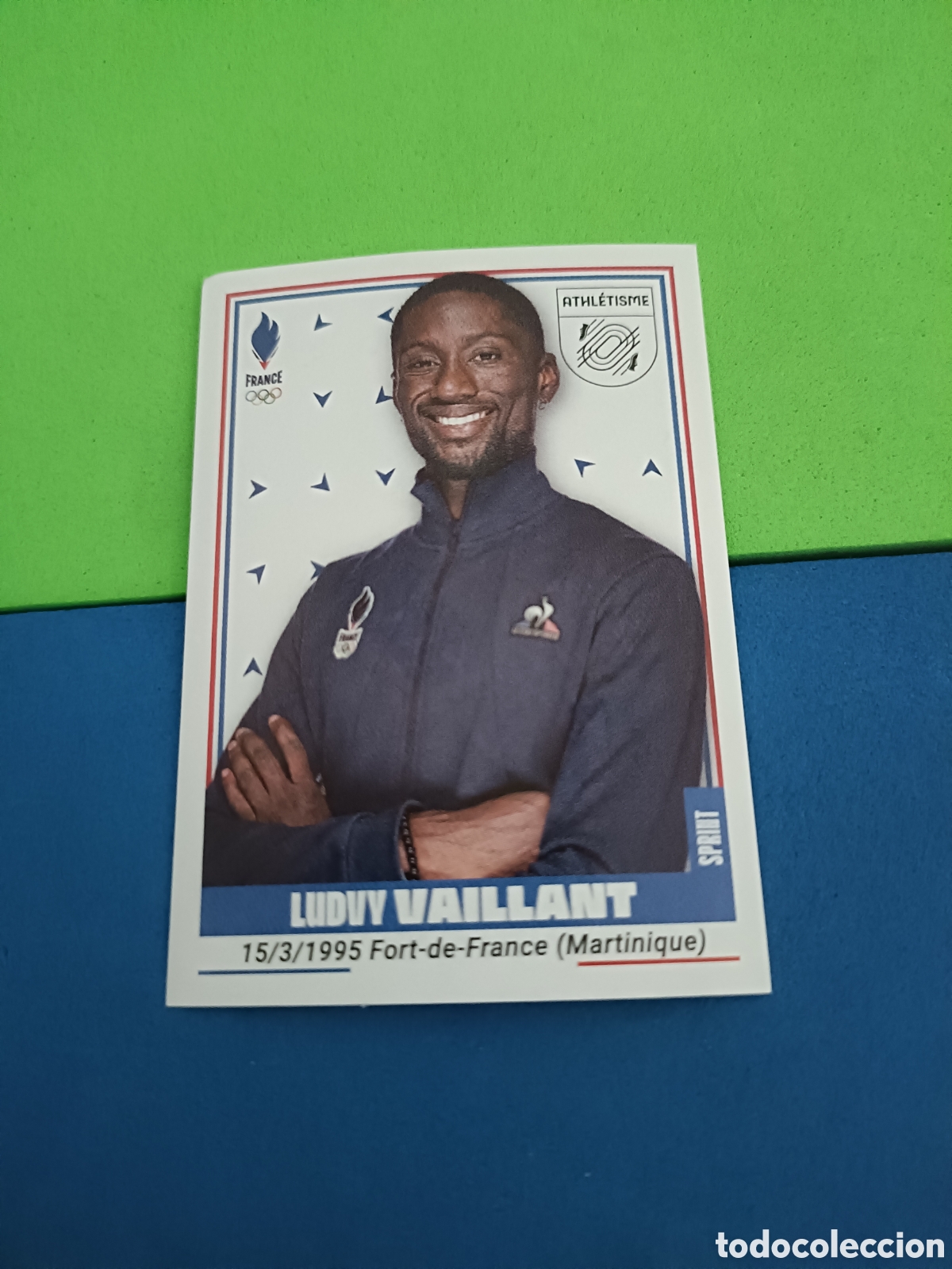 Cromos de F&uacute;tbol: 55 Ludvy Vaillant - Panini Equipe de France Olympique & Paral&iacute;mque