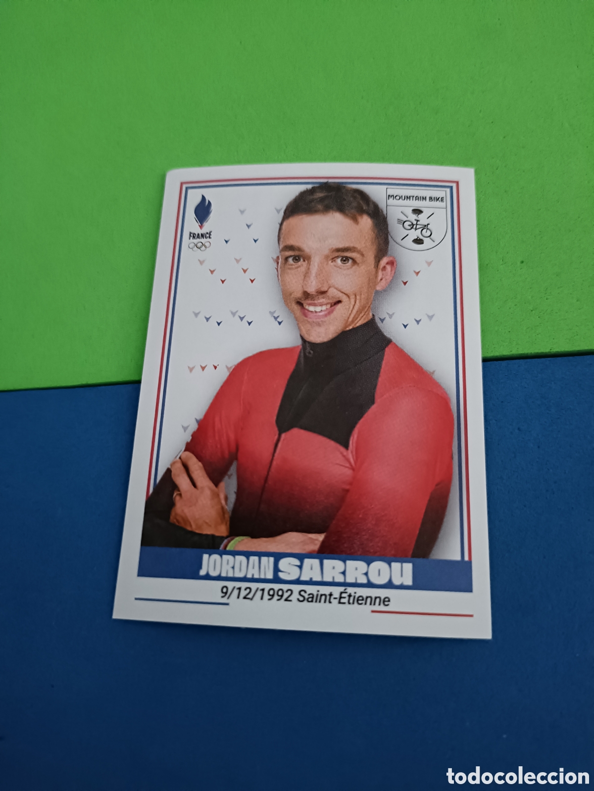 Football Stickers: 138 Jordan Sarrou - Panini Equipe de France Olympique & Paral&iacute;mque