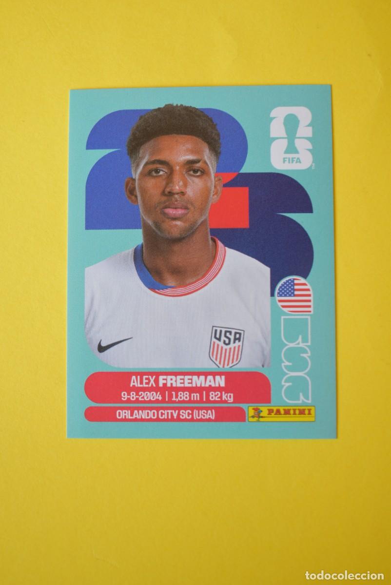 Cromos de F&uacute;tbol: Cromo FIFA World Cup 2026. Mundial 2026. Freeman. EEUU. Estados Unidos. USA 6. Panini