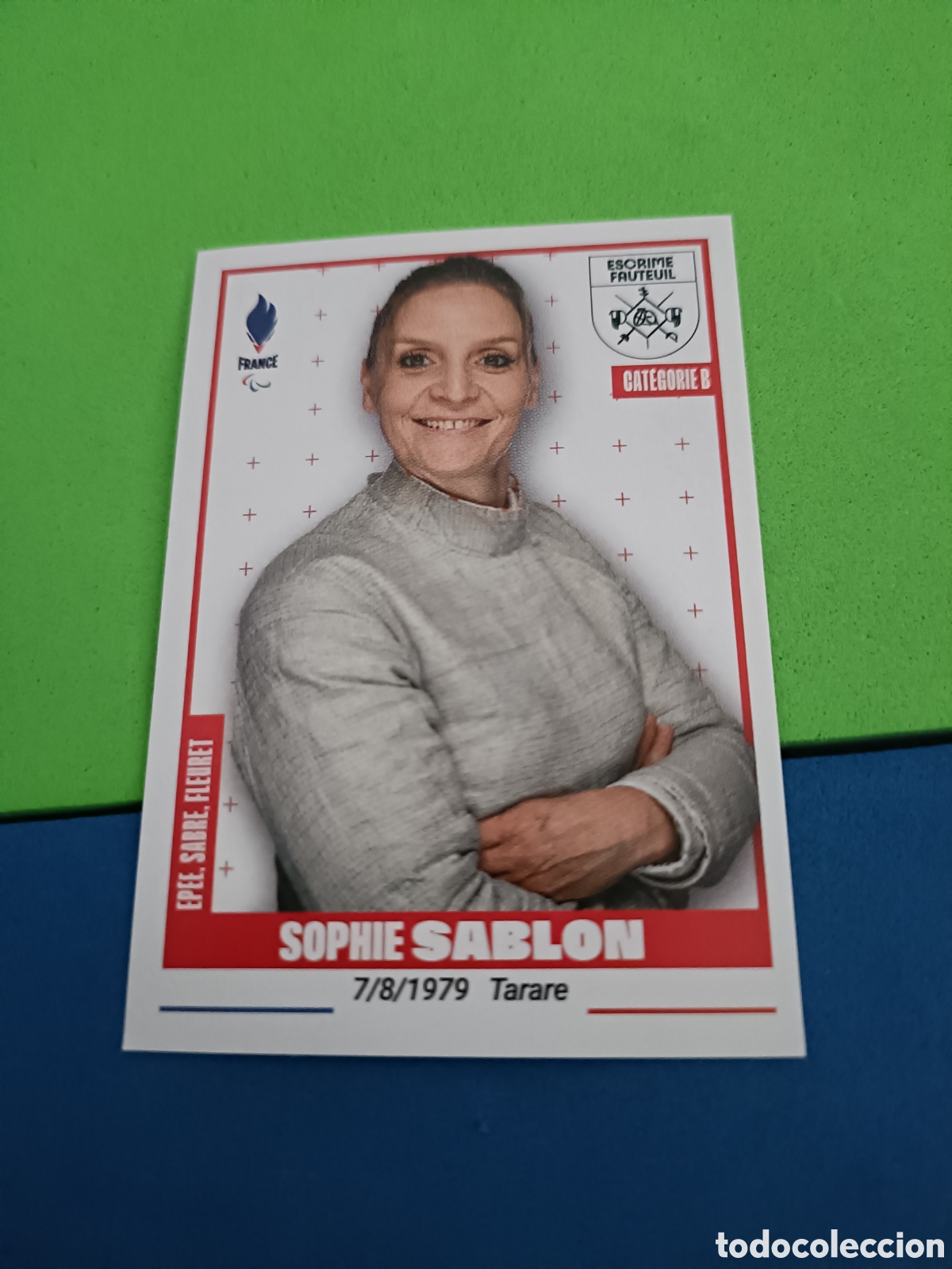 Cromos de F&uacute;tbol: 354 Sophie Sablon - Panini Equipe de France Olympique & Paral&iacute;mque