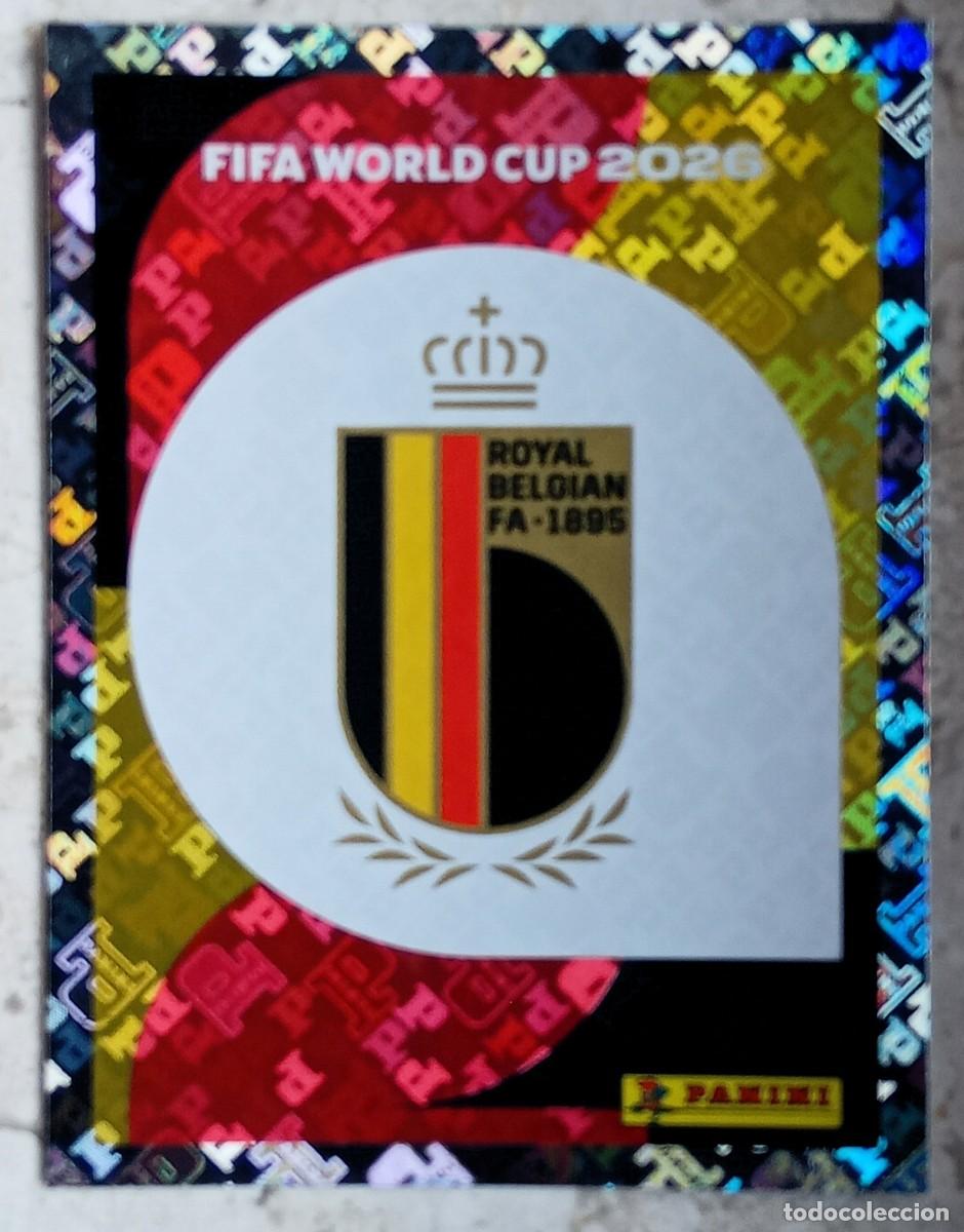 Football Stickers: Figurina Panini 2026 Cromo World Cup Usa Mundial 2026 scudetto escudo badge Belgium n BEL 1