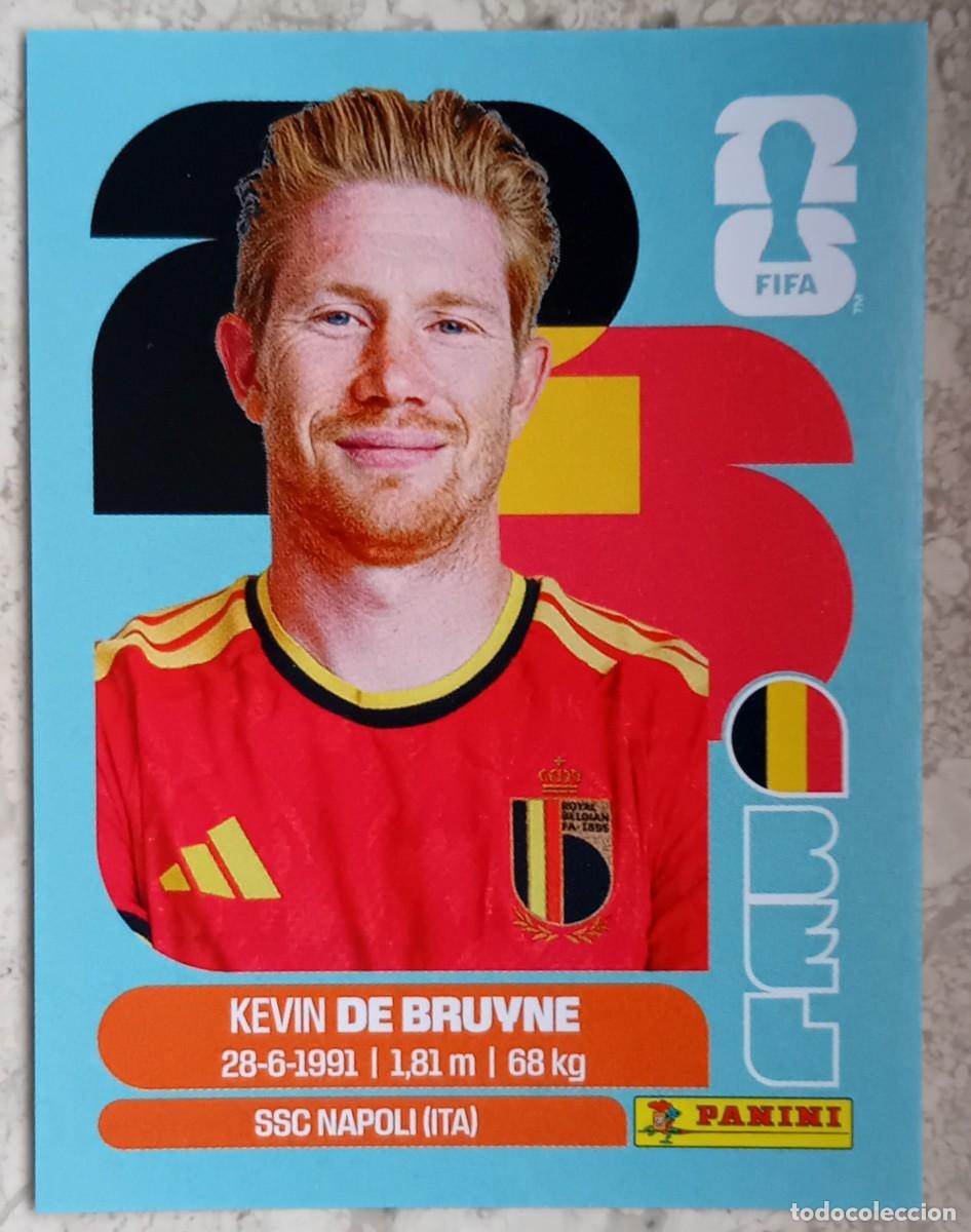 Cromos de F&uacute;tbol: Figurina Panini 2026 Cromo World Cup Usa Mundial 2026 Kevin De Bruyne Belgium n BEL 15