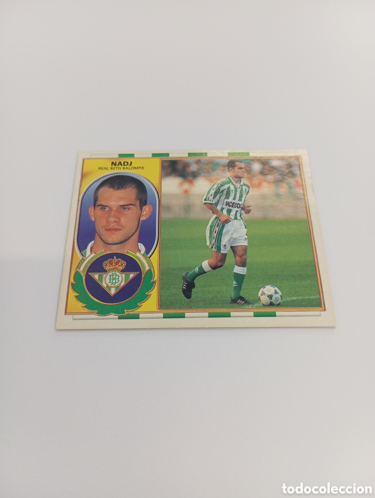 Cromos de F&uacute;tbol: NADJ COLOCA Betis Liga Este 1996 1997 PANINI 96 97