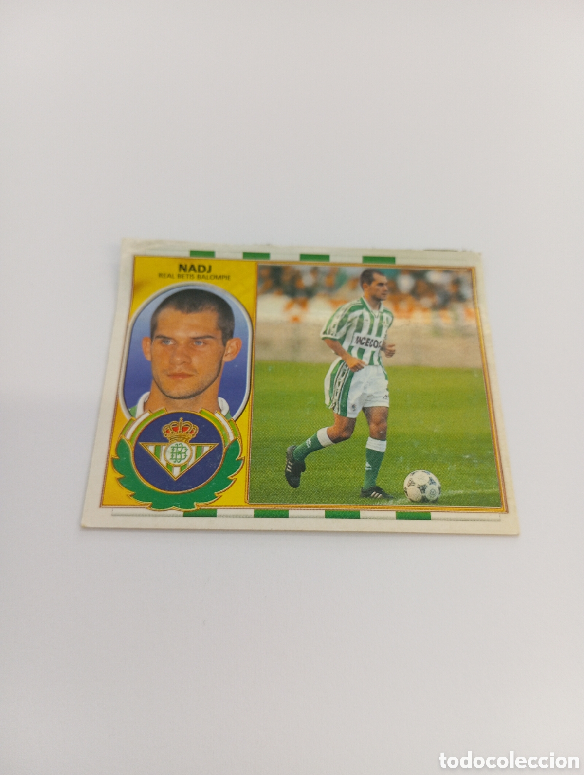 Cromos de F&uacute;tbol: NADJ COLOCA Betis Liga Este 1996 1997 PANINI 96 97