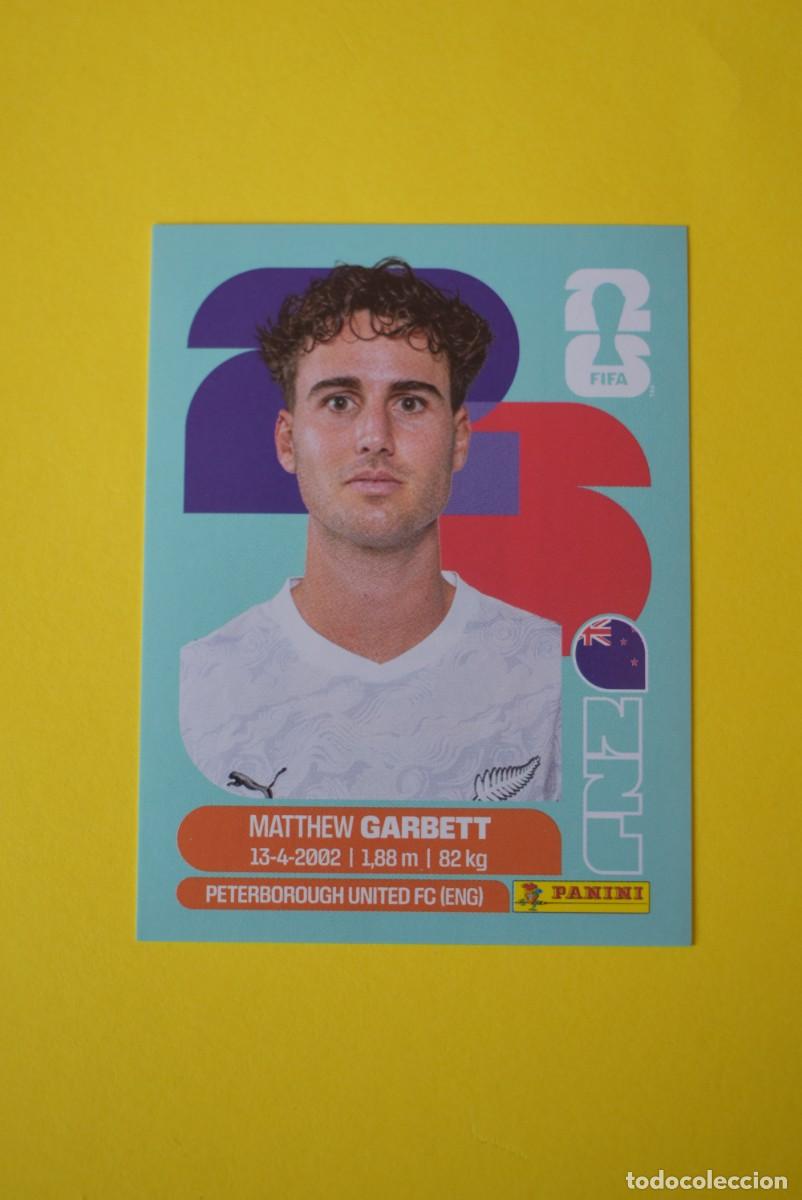 Cromos de F&uacute;tbol: Cromo FIFA World Cup 2026. Mundial 2026. Garbett. Nueva Zelanda. NZL 14. Panini