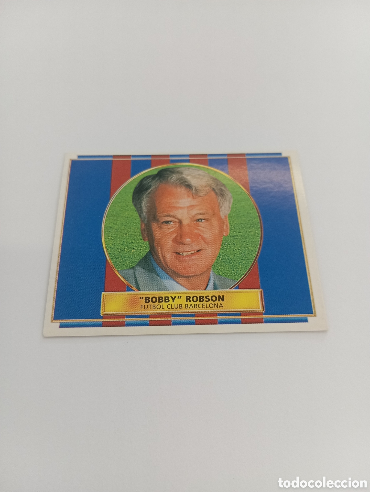 Cromos de F&uacute;tbol: ENTRENADOR BOBBY ROBSON Barcelona Liga Este 1996 1997 PANINI 96 97