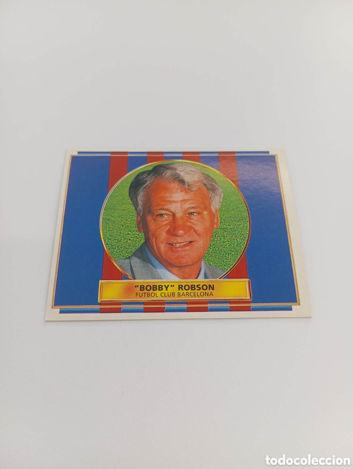 Cromos de F&uacute;tbol: ENTRENADOR BOBBY ROBSON Barcelona Liga Este 1996 1997 PANINI 96 97