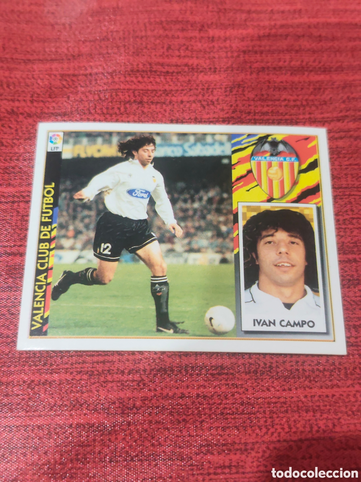 Cromos de F&uacute;tbol: BAJA IV&Aacute;N CAMPO VALENCIA EDICIONES ESTE 1997 1998