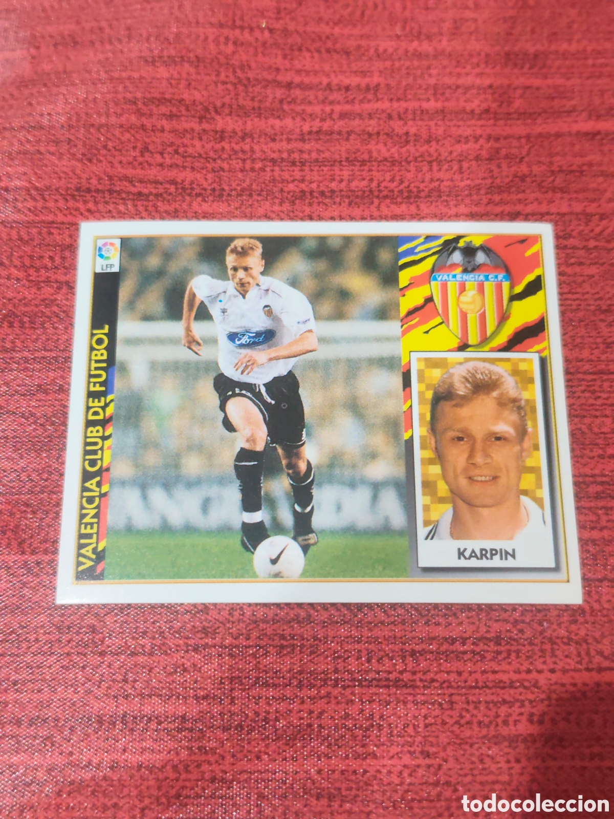 Cromos de F&uacute;tbol: BAJA KARPIN VALENCIA EDICIONES ESTE 1997 1998