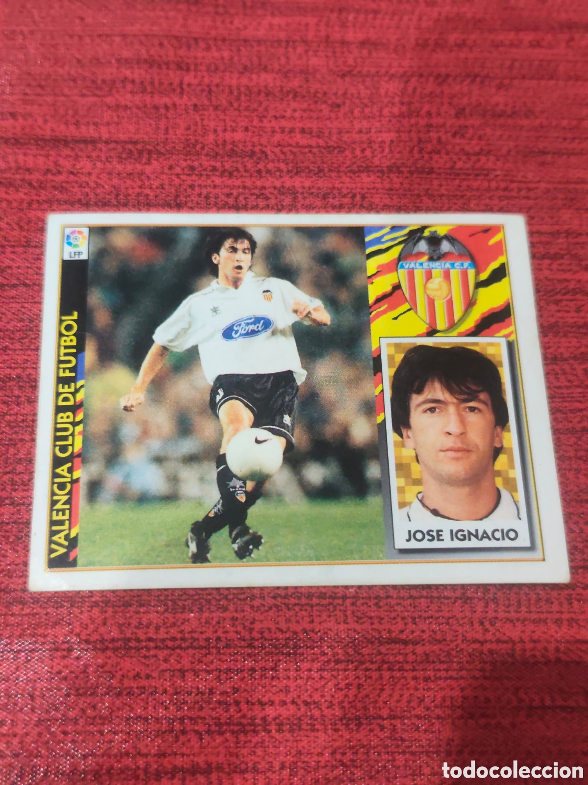 Cromos de F&uacute;tbol: BAJA JOSE IGNACIO VALENCIA EDICIONES ESTE 1997 1998