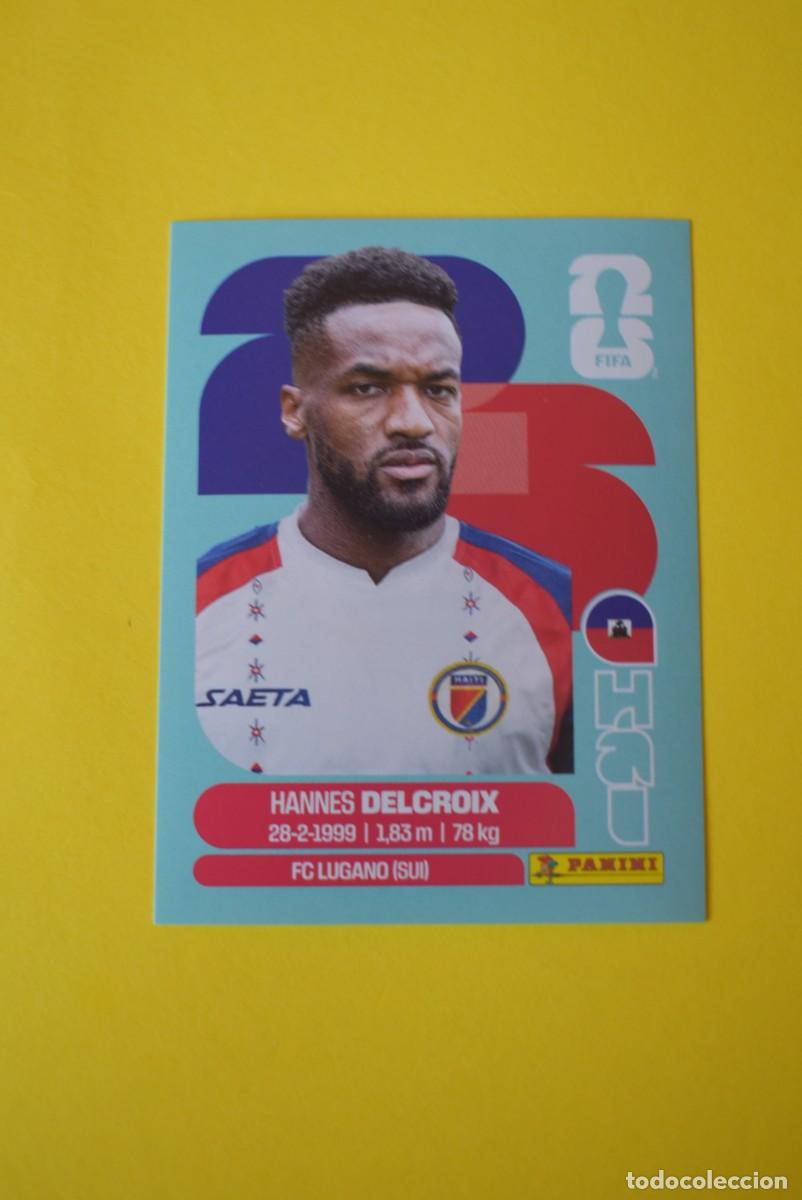 Cromos de F&uacute;tbol: Cromo FIFA World Cup 2026. Mundial 2026. Delcroix. Hait&iacute;. HAI 9. Panini