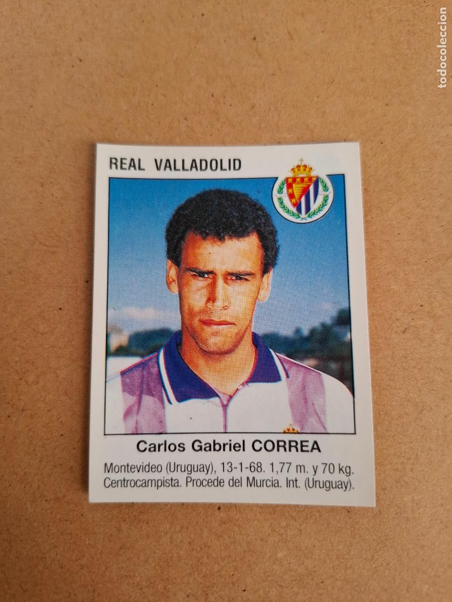 Cromos de F&uacute;tbol: F&Uacute;TBOL 93 94 - PANINI - CORREA - REAL VALLADOLID - &Uacute;LTIMA INCORPORACI&Oacute;N - ( NUNCA PEGADO )