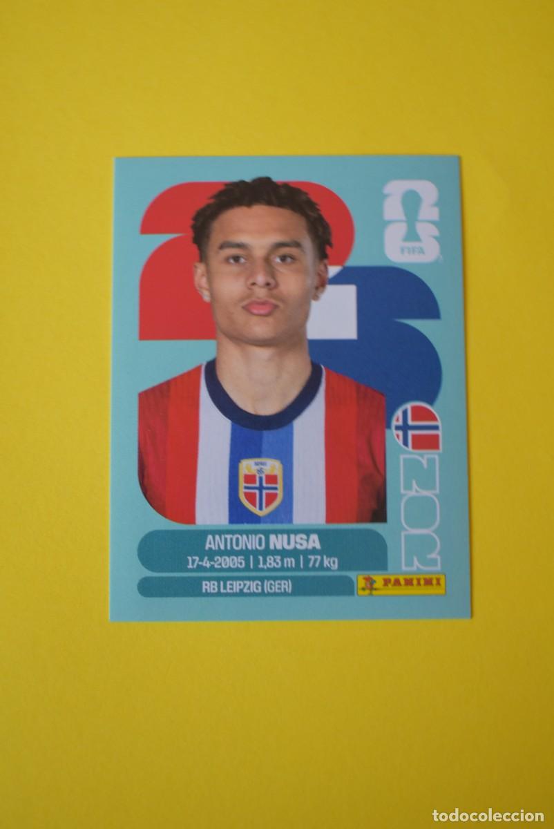 Cromos de F&uacute;tbol: Cromo FIFA World Cup 2026. Mundial 2026. Nusa. Noruega. NOR 19. Panini