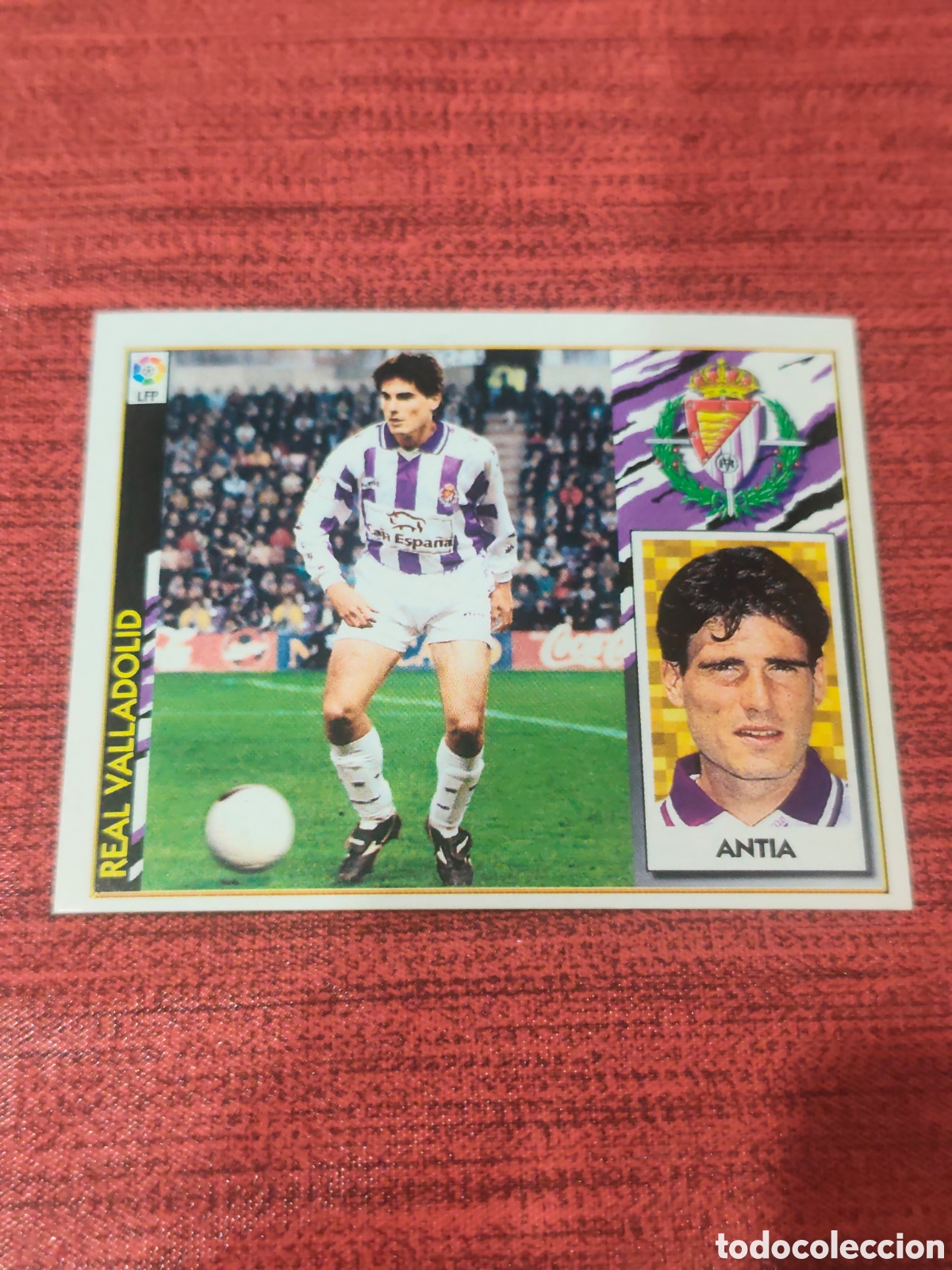 Football Stickers: BAJA ANTIA REAL VALLADOLID EDICIONES ESTE 1997 1998