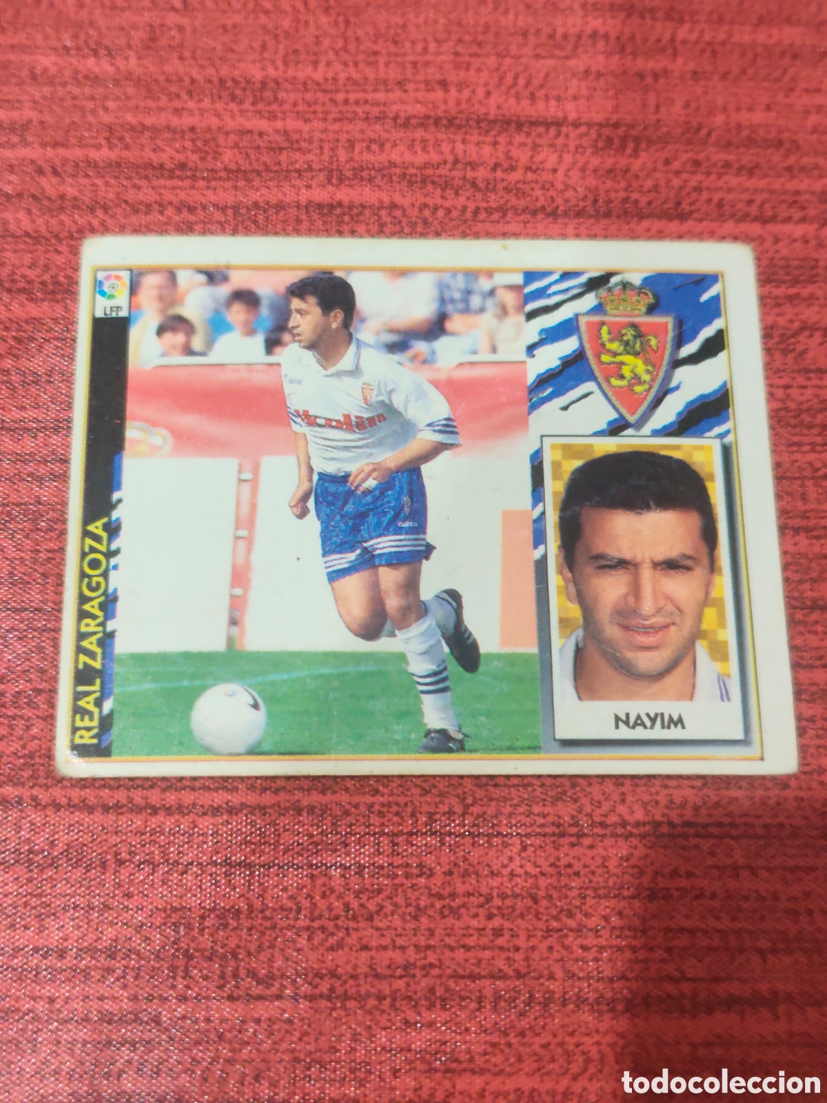 Cromos de F&uacute;tbol: BAJA NAYIM REAL ZARAGOZA EDICIONES ESTE 1997 1998