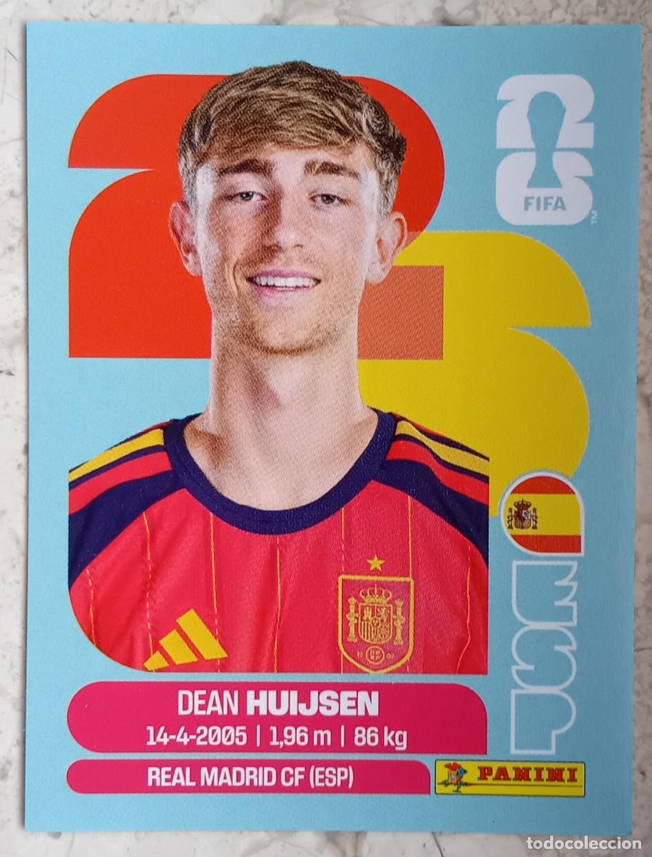 Cromos de F&uacute;tbol: Figurina Panini 2026 Cromo World Cup Usa Mundial 2026 Dean Huijsen Espa&ntilde;a n ESP 5