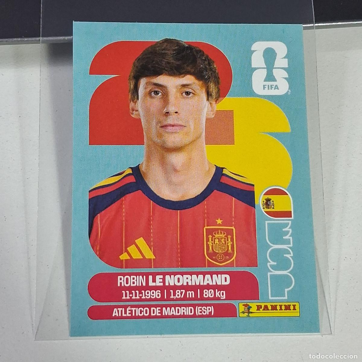 Cromos de F&uacute;tbol: A35 ESP3 ESP 3 ROBIN LE NORMAND ESPA&Ntilde;A SPAIN MUNDIAL FIFA WORLD CUP 2026 STICKER PANINI