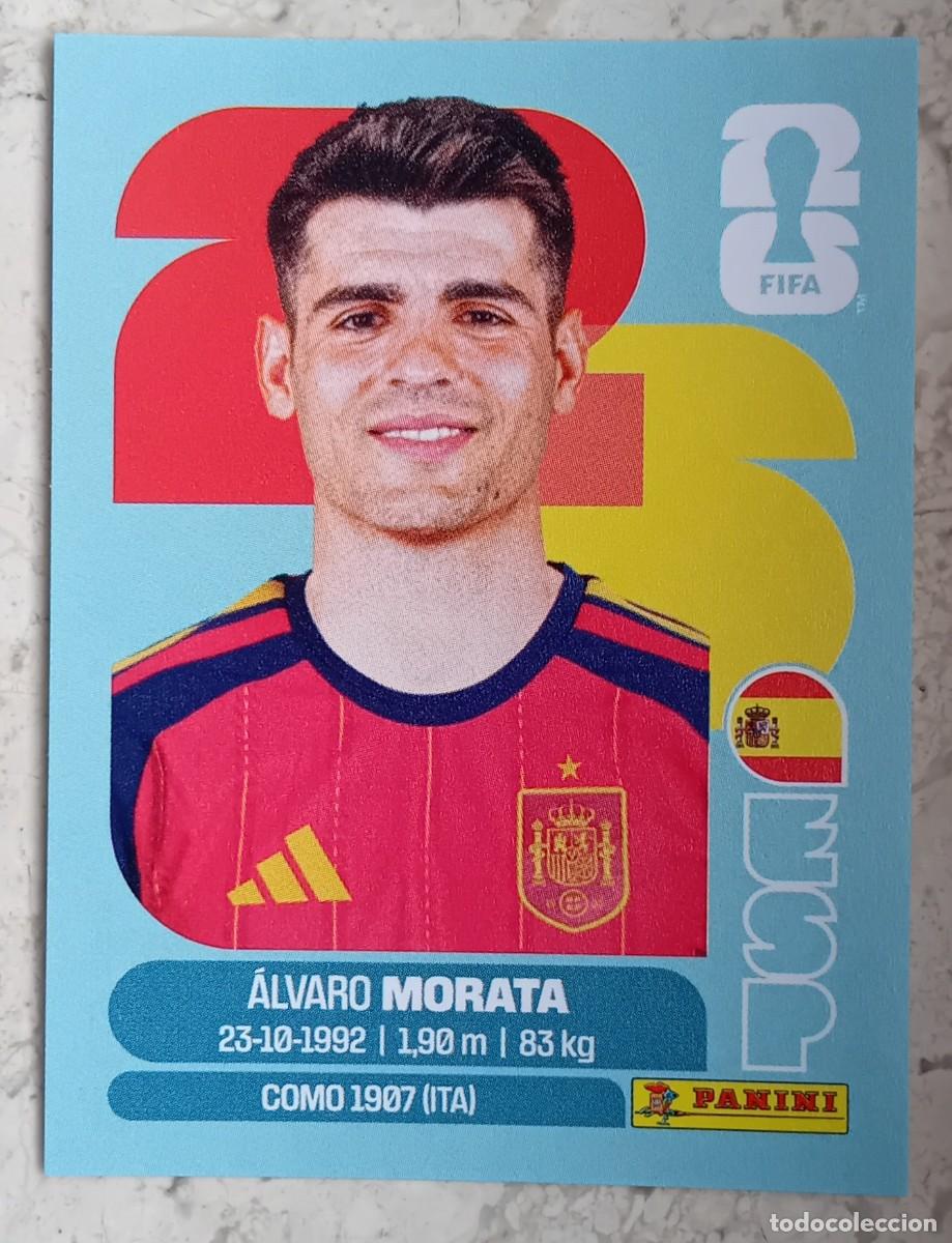 Cromos de F&uacute;tbol: Figurina Panini 2026 Cromo World Cup Usa Mundial 2026 Alvaro Morata Espa&ntilde;a n ESP 19