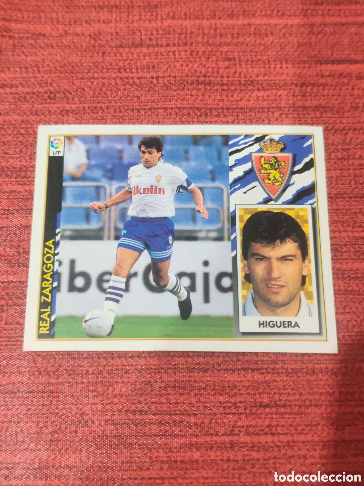 Cromos de F&uacute;tbol: BAJA HIGUERA REAL ZARAGOZA EDICIONES ESTE 1997 1998