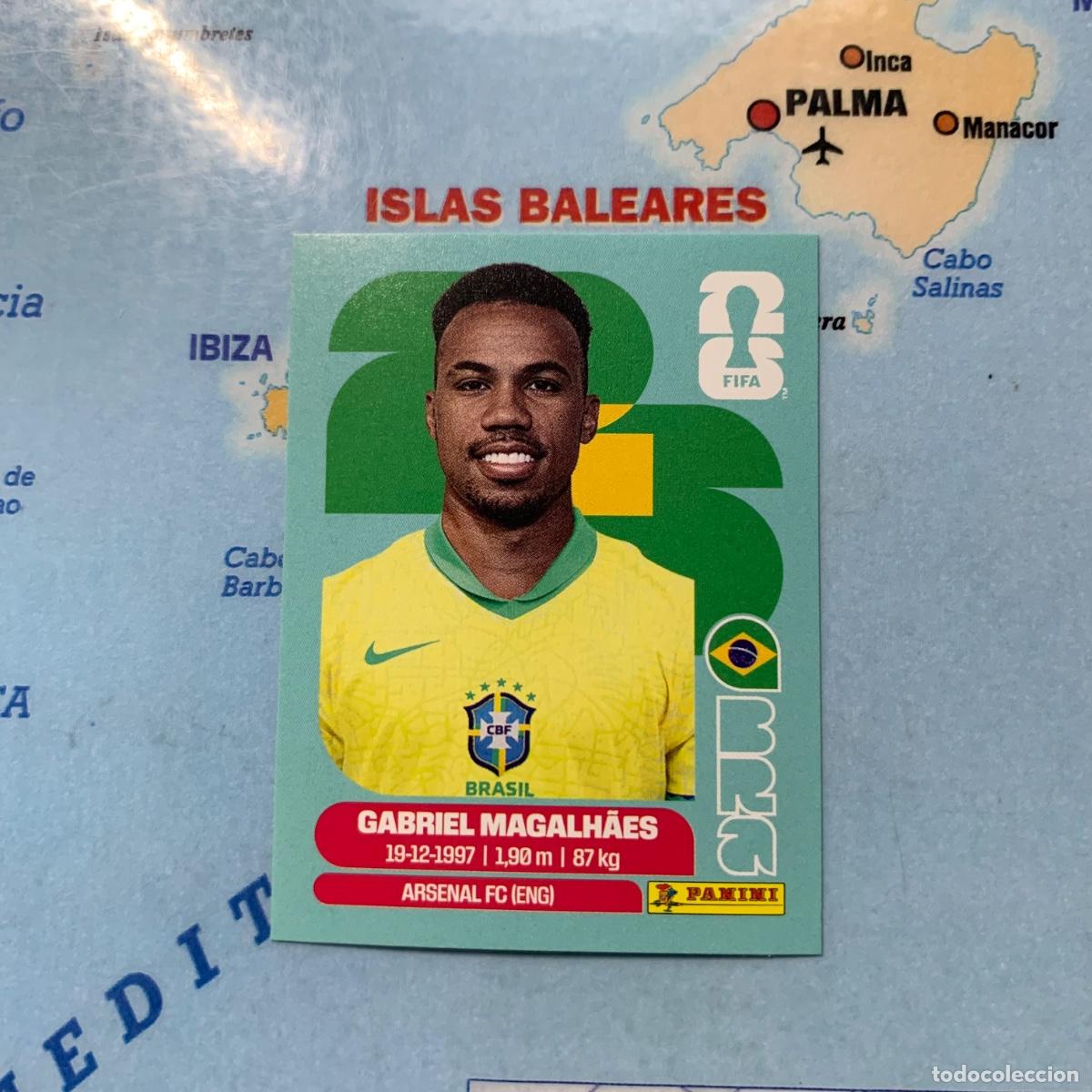Cromos de F&uacute;tbol: Magalhaes n&uacute;mero 6 de Brasil cromo panini Mundial Fifa World Cup 2026