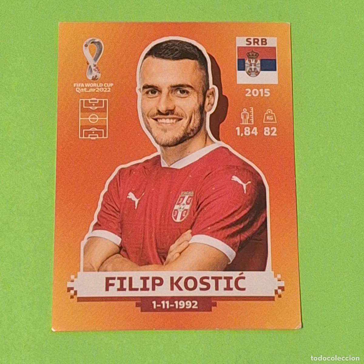 Cromos de F&uacute;tbol: WORLD CUP MUNDIAL QATAR 2022 - VERSION NARANJA SUDAMERICA - SRB 9 SERBIA - FILIP KOSTIC