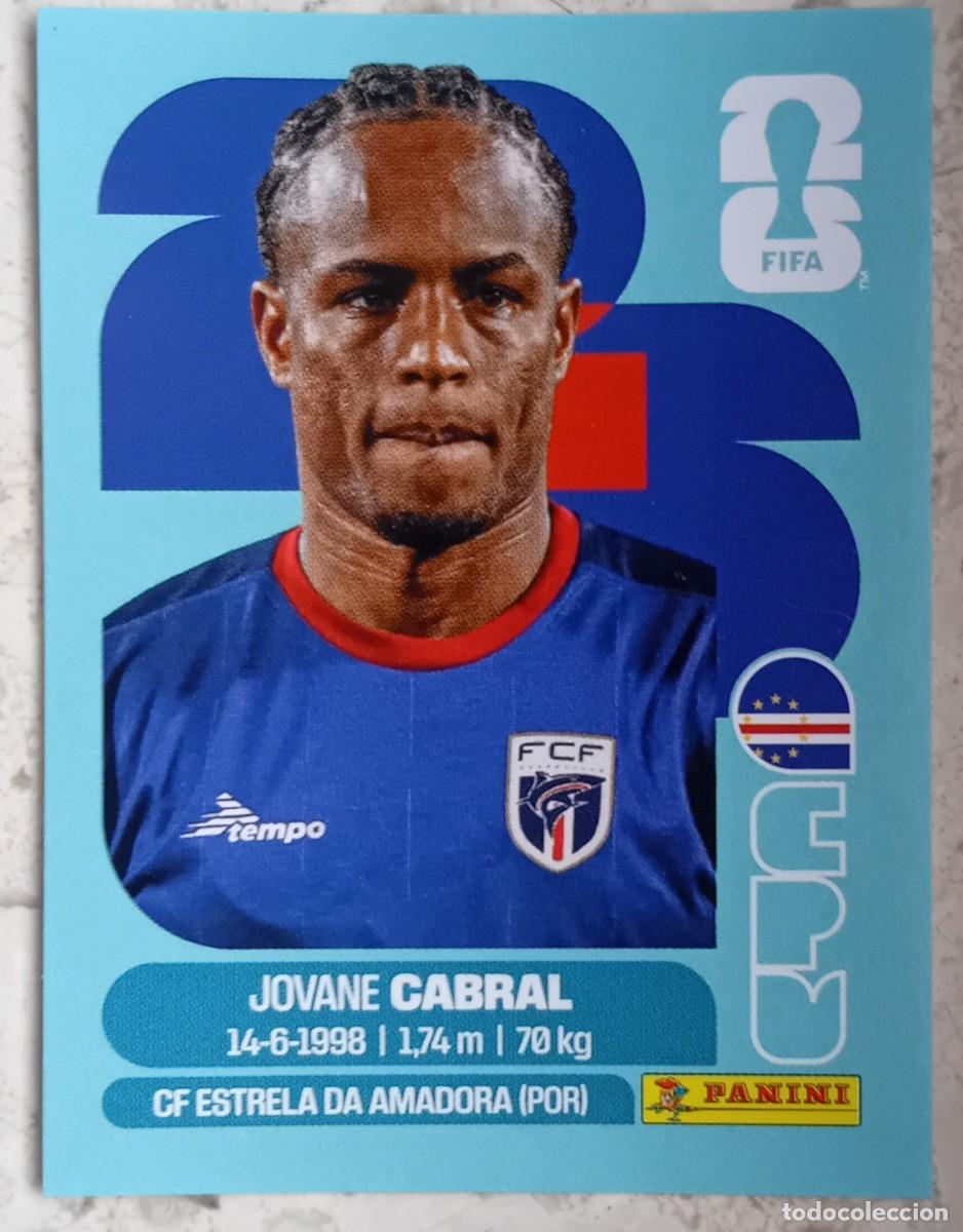 Cromos de F&uacute;tbol: Figurina Panini 2026 Cromo World Cup Usa Mundial 2026 Jovane Cabral Cape Verde n CPV 16