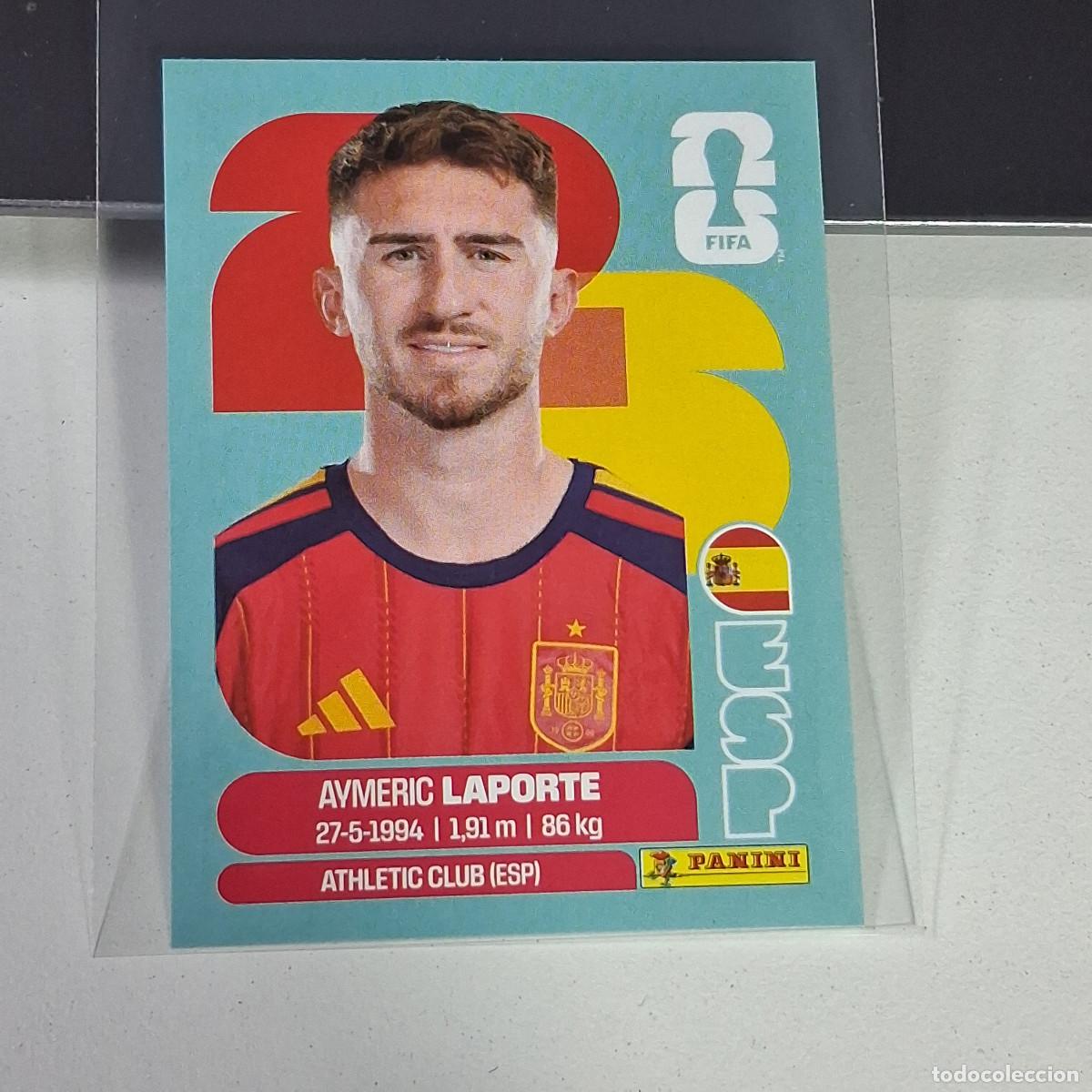 Cromos de F&uacute;tbol: A35 ESP4 ESP 4 AYMERIC LAPORTE ESPA&Ntilde;A SPAIN MUNDIAL FIFA WORLD CUP 2026 STICKER PANINI