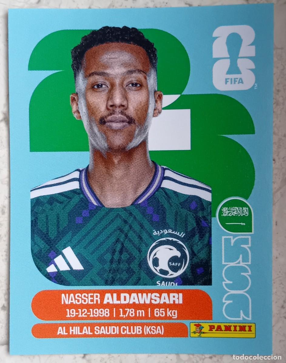Cromos de F&uacute;tbol: Figurina Panini 2026 Cromo World Cup Usa Mundial 2026 Nasser Aldawsari Saudi Arabia n KSA 12